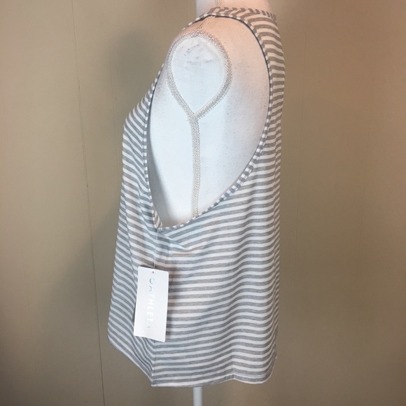 Athleta Tank XLarge Stripe Essence Low Tank* - Picture 3 of 7